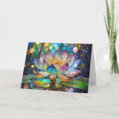 Carte Illuminated Blooming Lotus Flower (Devant)