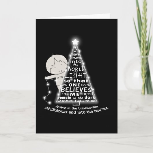 Carte Illuminer l'arbre (Devant)