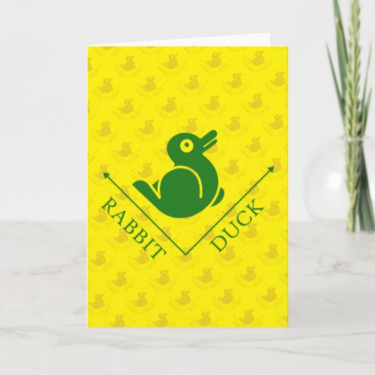 Carte Illusion canard-lapin (Devant)