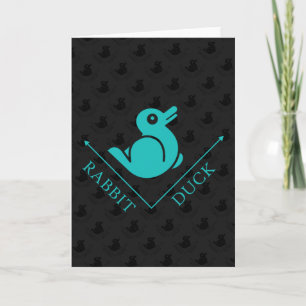 Carte Illusion de lapin de canard