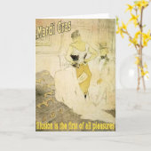 Carte Illusion de Mardi Gras (Fleur jaune)