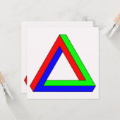 Carte Illusion du triangle optique (Devant/Arrière en situation)