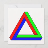 Carte Illusion du triangle optique (Devant)