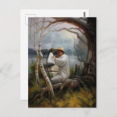 Carte illusion Visage 2 (Devant / Derrière)