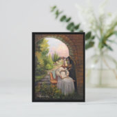 Carte illusion Visage Briefkaart (Staand voorkant)