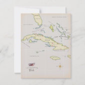 Carte Illustrated map of Cuba (Devant)