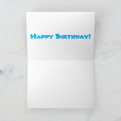 Carte Illustration amusante de pélicans à rames (Intérieur)