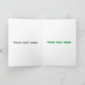 Carte Illustration amusante d'un cochon de guerre africa (Intérieur)