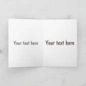 Carte Illustration amusante d'un oiseau de dodo (Intérieur)