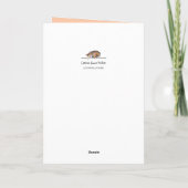 Carte Illustration Boho Flowers (Dos)