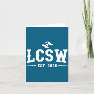 Carte Illustration clinique autorisée diplômé Lcsw