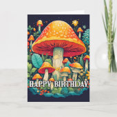 Carte Illustration créative de la forêt de champignons A (Devant)