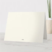 Carte Illustration d'anniversaire Gnome adorable avec ba (Dos)