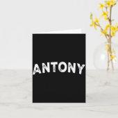 Carte Illustration d'Antony (Fleur jaune)
