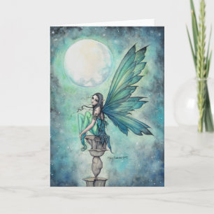 Carte Illustration d'art fantastique de fée de rêve hive