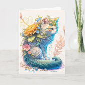 Carte Illustration d'artiste majestic Kitty Cat (Devant)