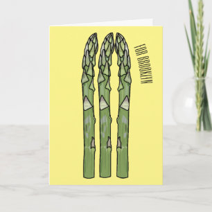 Carte Illustration d'Asparagus
