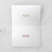 Carte Illustration d'aubergine (Intérieur)