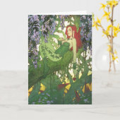Carte Illustration de Batman Reborn Poison Ivy Cover (Fleur jaune)