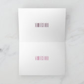 Carte Illustration de chou rouge (Intérieur)