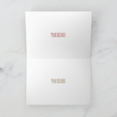 Carte Illustration de dessin animé de poitrine de dinde  (Intérieur)