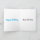 Carte Illustration de dessin humoristique du toucan joye (Intérieur)