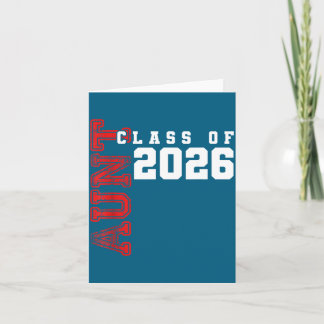 Carte Illustration de diplômée de la classe 2026 de la t