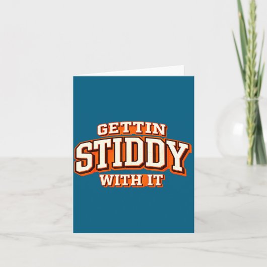 Carte Illustration de Gettin Stiddy It (Devant)