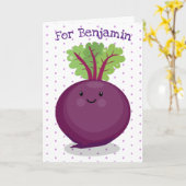 Carte Illustration de la caricature de la cuisine à base (Fleur jaune)