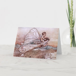 Carte Illustration de la fée Arthur Rackham