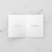 Carte Illustration de la feuille de limon (Intérieur)