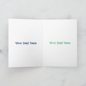 Carte Illustration de la luciole vert mou (Intérieur)