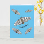 Carte Illustration de la papine géante léopard (Fleur jaune)