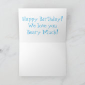 Carte Illustration de la pêche à l'ours mou (Intérieur)