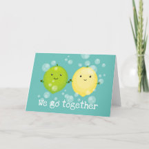 Illustration de la Saint-Valentin au citron et au 