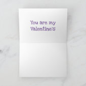 Carte Illustration de la Saint-Valentin avec des citrons (Intérieur)