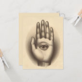 Carte Illustration de l'antiquité surréelle (Devant/Arrière en situation)