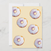 Carte Illustration de l'aquarelle de Donut doux (Dos)