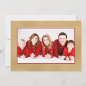 Carte Illustration de l'aquarelle rouge du camion de Noë (Dos)