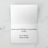 Carte Illustration de l'espace et au-delà (Intérieur)