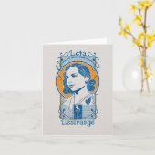 Carte Illustration de Leta Lestrange (Fleur jaune)