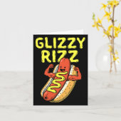 Carte Illustration de l'expression à la mode Mème Glizzy (Fleur jaune)