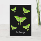 Carte Illustration de Luna Moth (Devant)