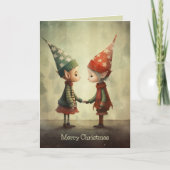 Carte Illustration de lutins mignons (Devant)