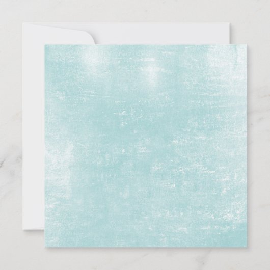 Carte Illustration de mode princesse bleu aquarelle (Dos)