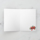 Carte Illustration de Noël Vintage (Intérieur)