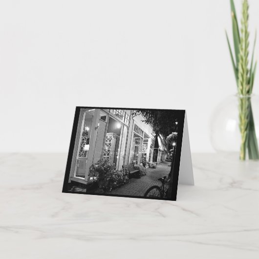 Carte illustration de photo de rue principale (Devant)