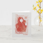 Carte Illustration de PORPENTINA GOLDSTEIN™ (Fleur jaune)