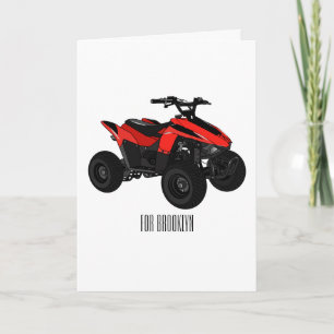 Carte Illustration de Quad bike atv
