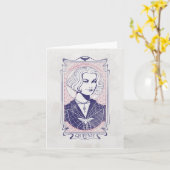 Carte Illustration de QUEENIE GOLDSTEIN™ (Fleur jaune)